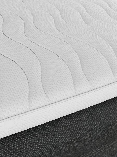 Boxspring 140x200 ANDELVA + RESA grijs-40 medium