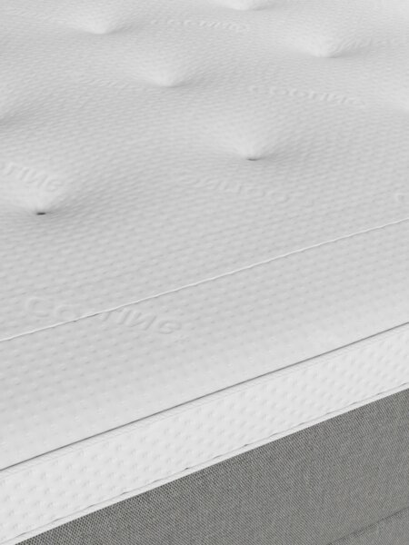 Kontinentalseng 90x200 HEMLA + VOLA grå-23 Medium