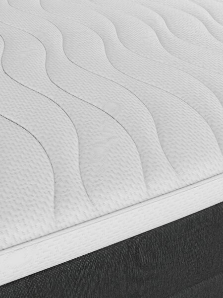 Kontinentalseng 90x200 HEMLA + TOSEN grå-40 Myk