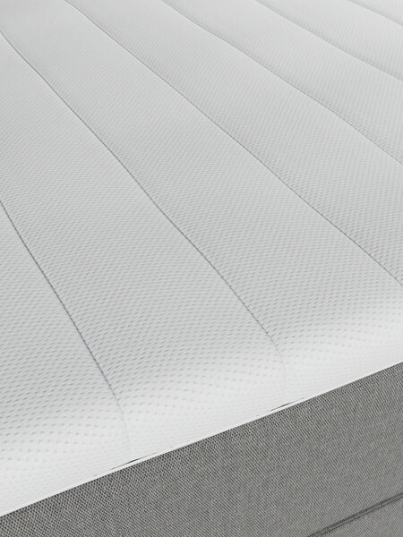 Kontinentalseng 150x200 TYRIA + FLYA grå-23 Medium