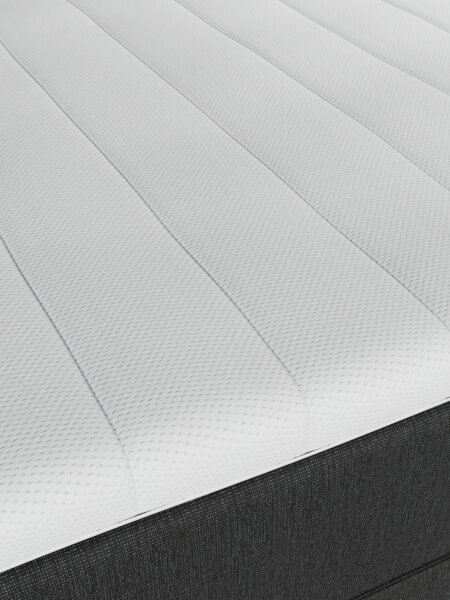 Kontinentalseng 160x200 TYRIA + FLYA grå-40 Medium
