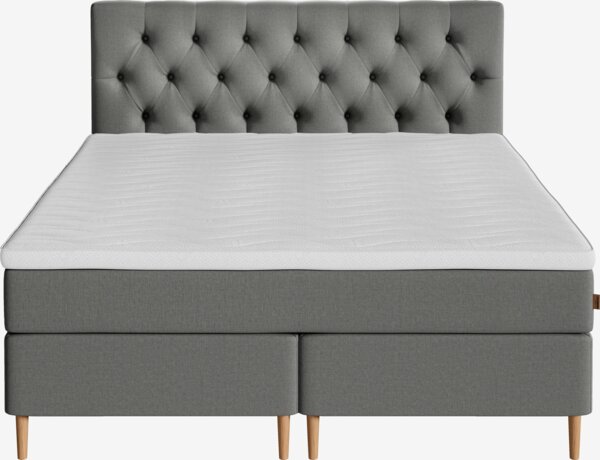 Kontinentalseng 150x200 HEMLA + RESA grå-23 Myk