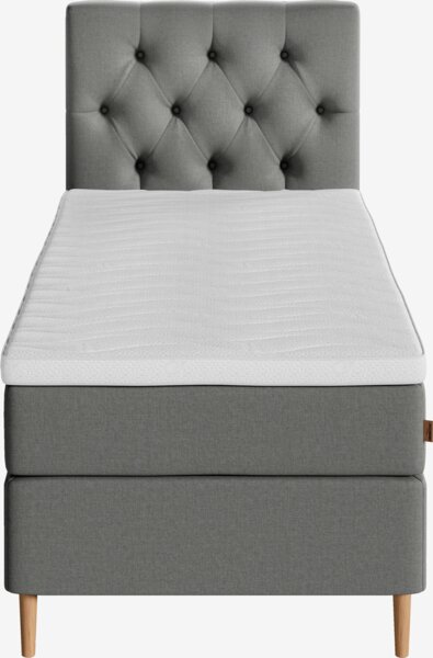 Kontinentalseng 90x200 HEMLA + TOSEN grå-23 Myk