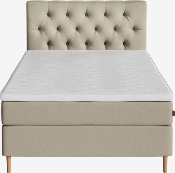 Kontinentalseng 140x200 HEMLA + TOSEN sand-91 Myk