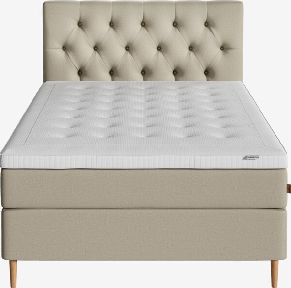 Boxspring 140x200 HEMLA + VOLA zand-91 medium