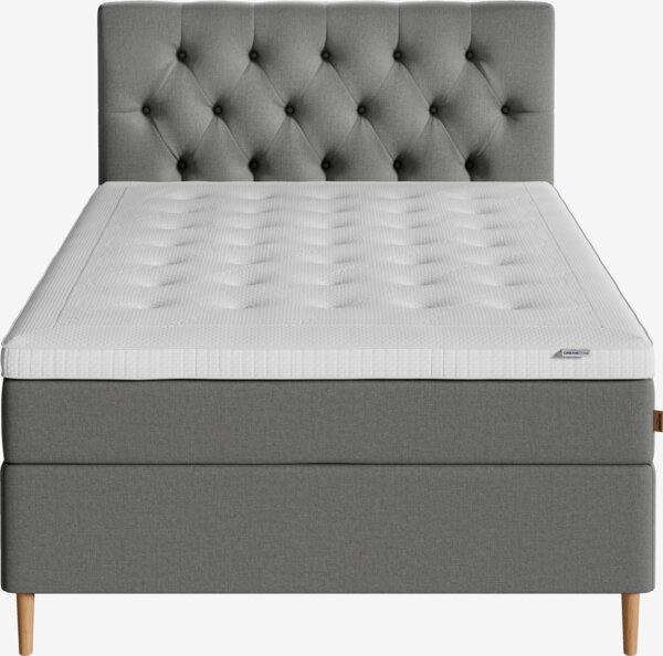Sommier tapissier 140x200 LYGNA + BRYA Gris-23 Ferme