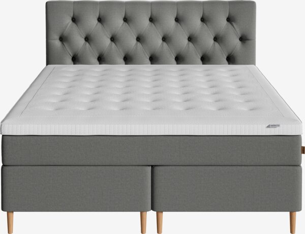 Kontinentalseng 180x200 LYGNA + VOLA grå-23 Fast