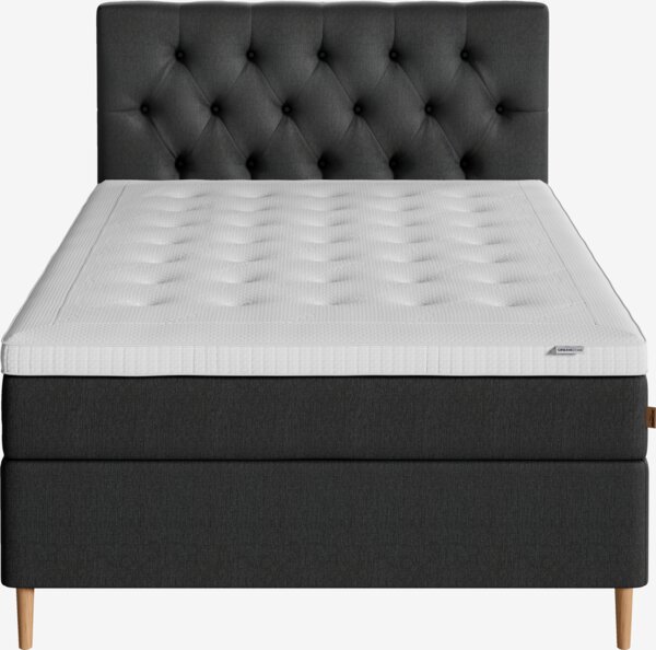 Sommier tapissier 140x200 LYGNA + BRYA Gris-40 Ferme
