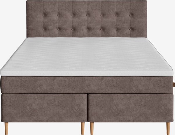 Boxspring 160x200 REIPA + RESA bruin-92 hard