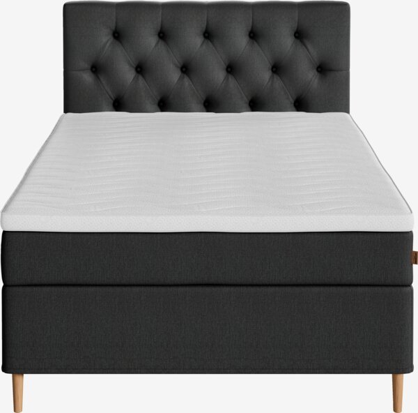 Boxspring 140x200 REIPA + RESA grijs-40 hard