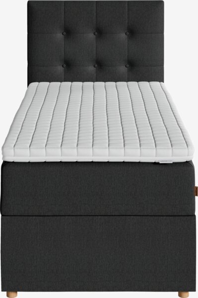 Sängynpääty 90x124cm NISA harmaa-40