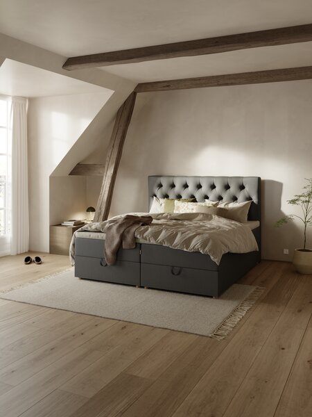 Sengegavl 160x123 VALEN grå-40