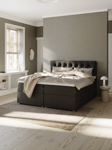 Hoofdbord 160x123cm VALEN grijs-40