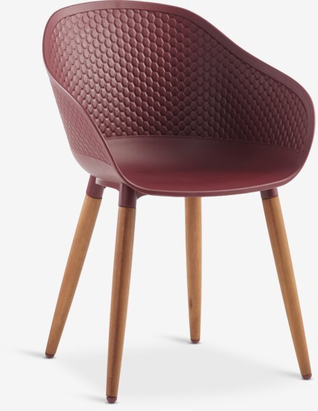 Стілець садовий DAGALI каштановий