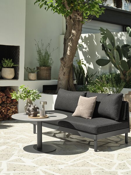 Sidobord HELAGS Ø85xH50 svart