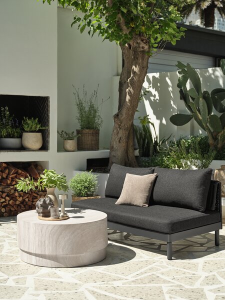 Градинска маса STORLIEN Ø90xВ41 травертин