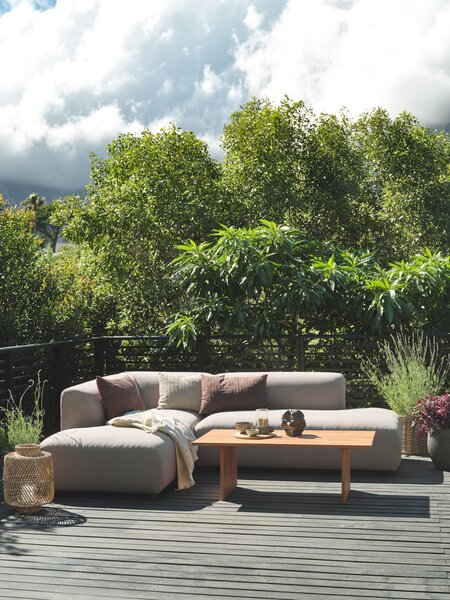 Loungebord LOFSDALEN B60xL120 teak