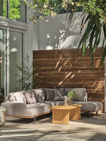 Loungebord LOFSDALEN B60xL120 teak