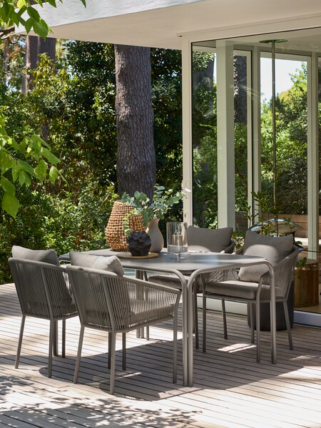 Bašt. stol RAUMA Š90xD140 tamni pijesak