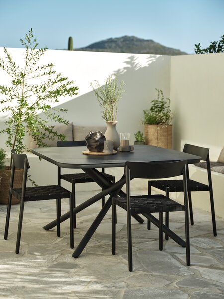 Kerti asztal GOTHENBURG SZ120xH120 szürke