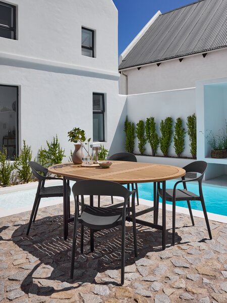 Table de jardin RENA l121xL54/175 bois massif