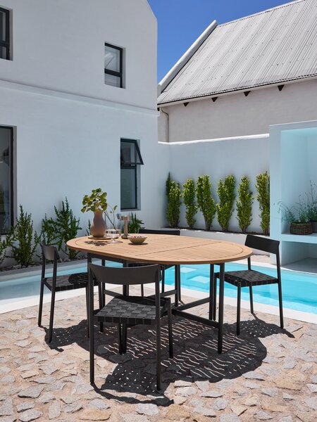 Table de jardin RENA l121xL54/175 bois massif