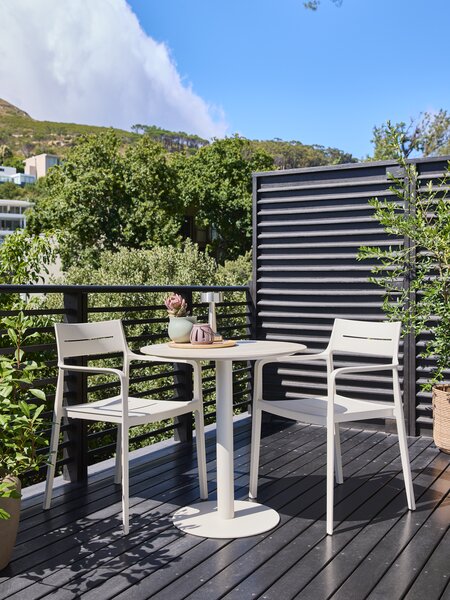 Table bistrot VAMDRUP Ø70 beige