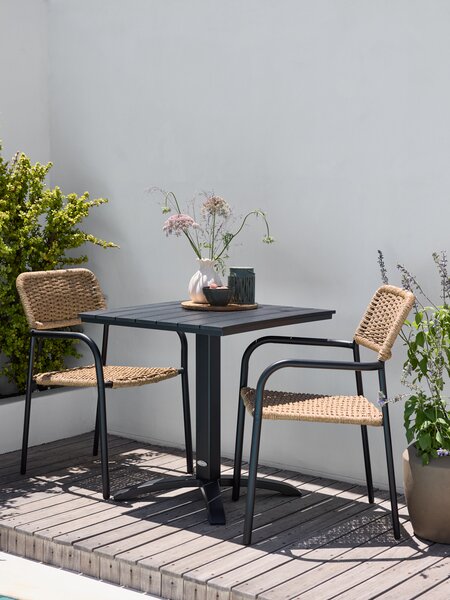 Bistro miza HOBRO Š70xD70 črna