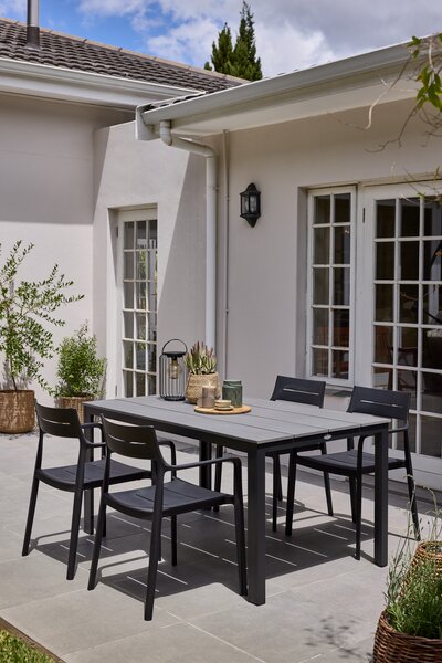 Kerti asztal MARIELYST SZ90xH205 szürke