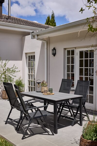 Kerti asztal MARIELYST SZ90xH205 szürke