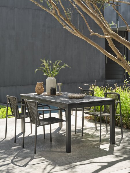 Градинска маса VATTRUP Ш95xД172/276 черна