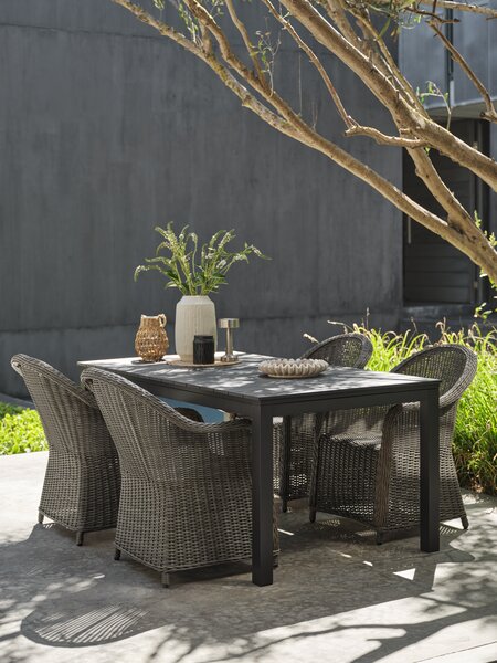 Градинска маса VATTRUP Ш95xД172/276 черна