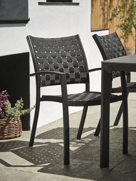 Table de jardin KUMLA l95xL150 gris