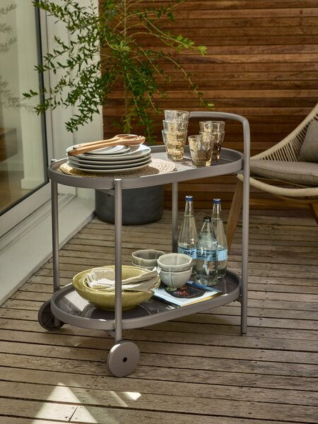 Carrello AFTONFALK P48xL74xH78 cm color sabbia scuro