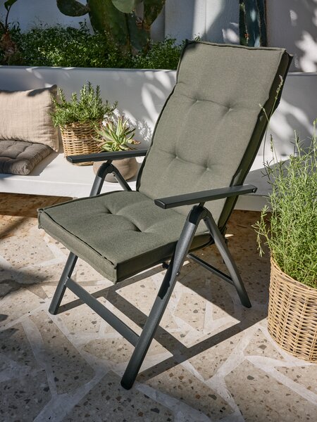 Cojín de jardín para silla reclinable REBSENGE oliva oscuro