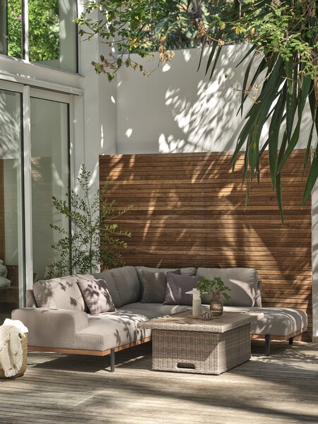 Loungetafel TRYVANN B78xL122xH36/66 naturel