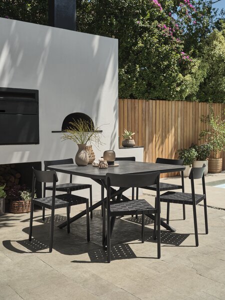 Kerti asztal GOTHENBURG SZ120xH120 szürke