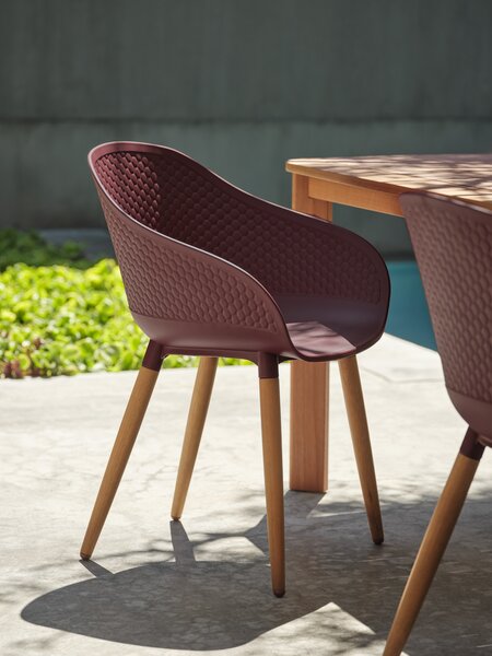 Стілець садовий DAGALI каштановий