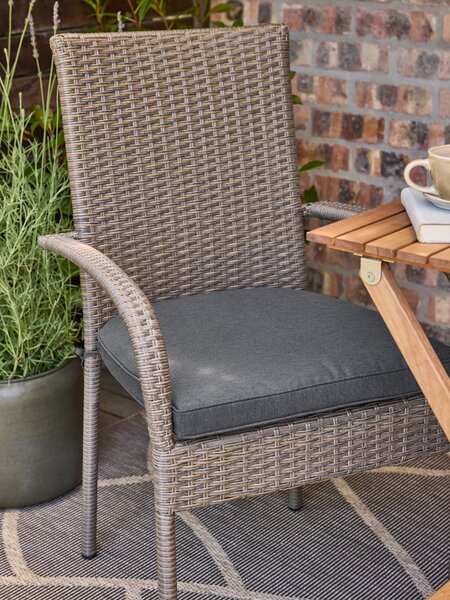 Garden cushion chair seat UDSIGTEN dark grey