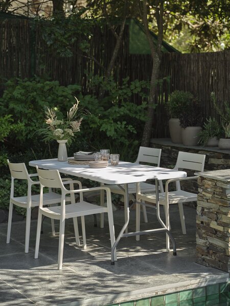 Сгъваема маса KULESKOG Ш75xД180 бяла