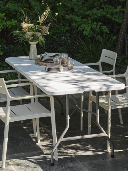 Сгъваема маса KULESKOG Ш75xД180 бяла