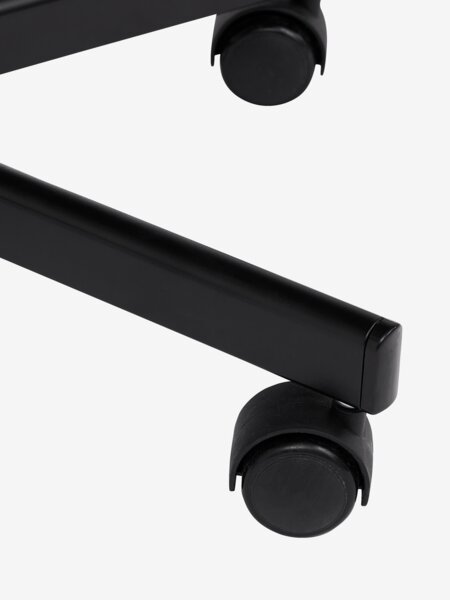 Gamer-stol LERBJERG sort/hvid kunstlæder