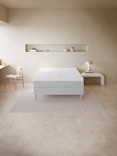 Kontinentalseng 140x200cm DUNLOPILLO ENA grå-32 Medium