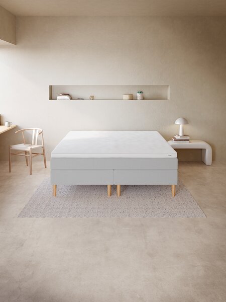 Kontinentalseng 180x210cm DUNLOPILLO ENA grå-32 Medium