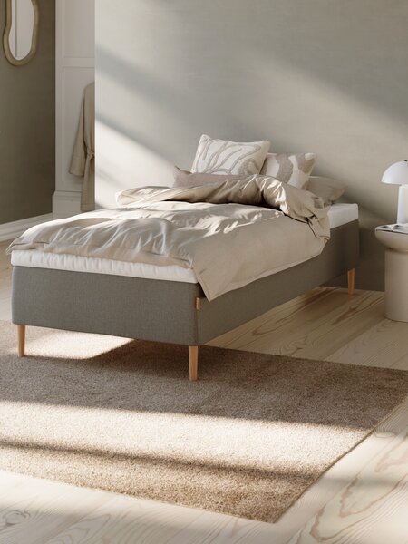 Boxmadras 90x200cm DINGLA + KOLA grå-23 Medium