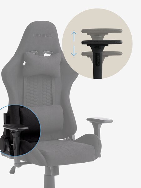 Herní židle NIBE černý potah