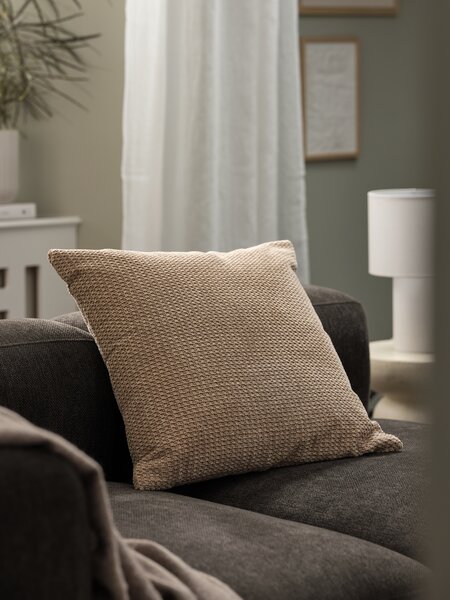 Fodera cuscino LIFIOL 50x50 cm color crema/marrone