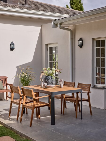 Table de jardin SIRDAL l91xl150 bois dur