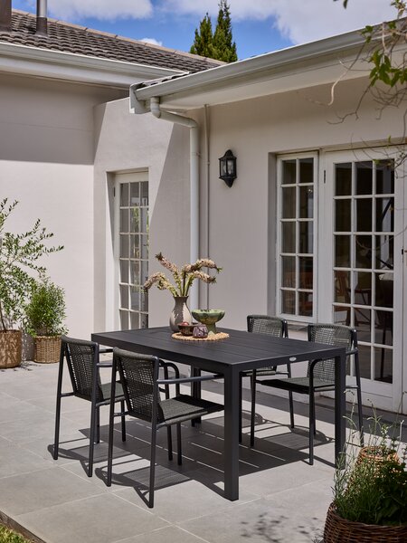 Vrtna miza MADERUP Š90xD150 črna