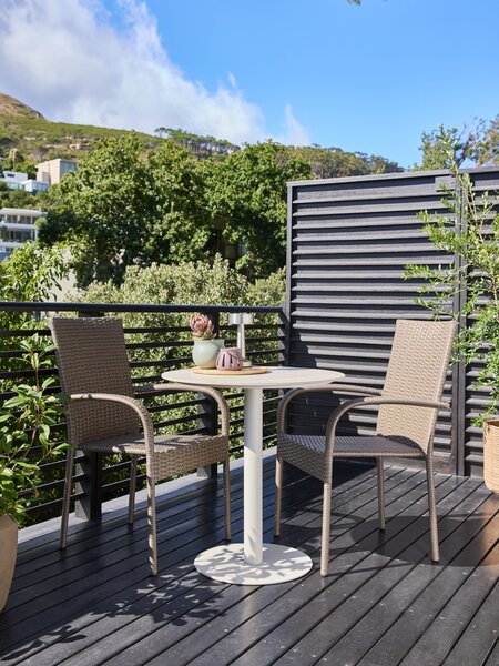 Table bistrot VAMDRUP Ø70 beige